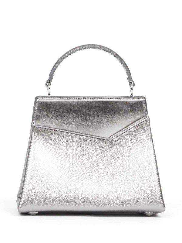 Borsa Tote Strappata In Pelle