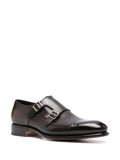 Scarpe Monk Strap In Pelle