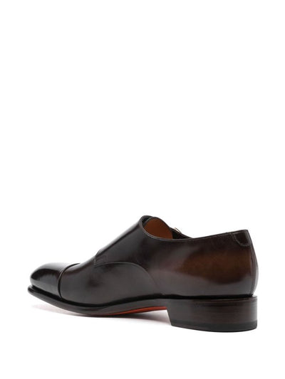 Scarpe Monk Strap In Pelle