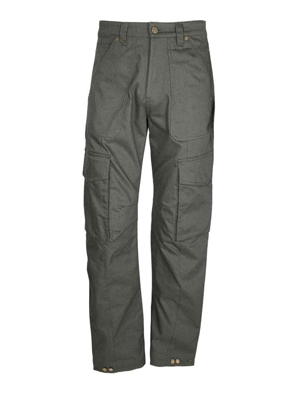 Pantalone Cargo In Cotone Colore Verde