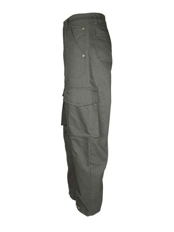 Pantalone Cargo In Cotone Colore Verde