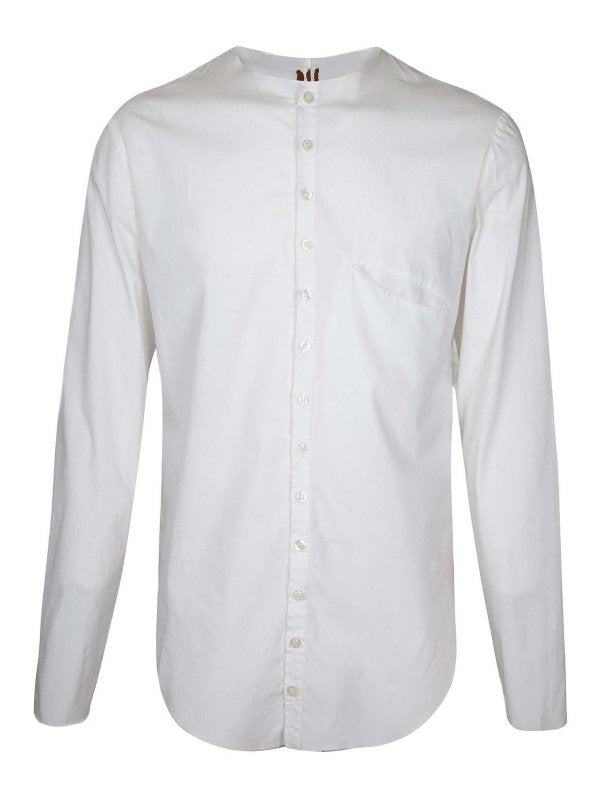 Camicia Lunga In Cotone Colore Bianco