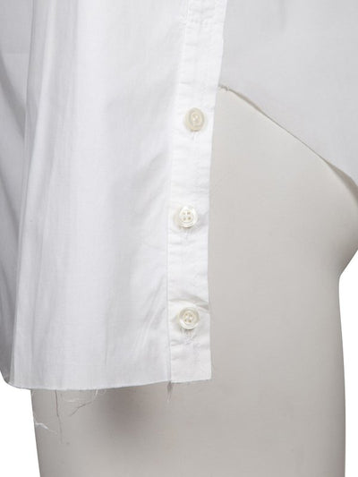 Camicia Lunga In Cotone Colore Bianco