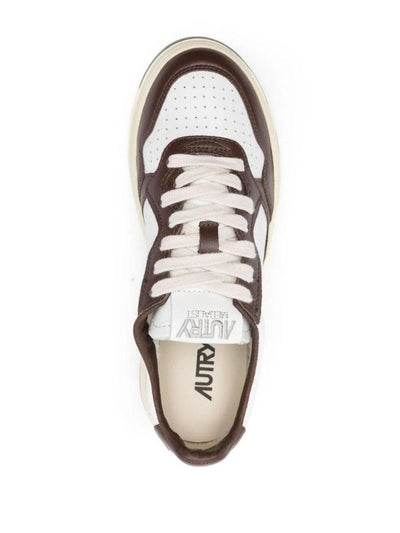 Scarpe Sneakers Bianco/marrone