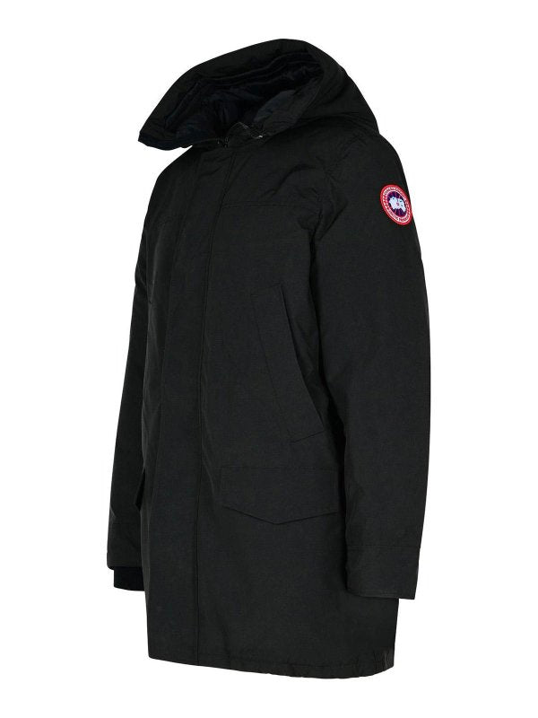 Parka Langford In Misto Poliestere Nero