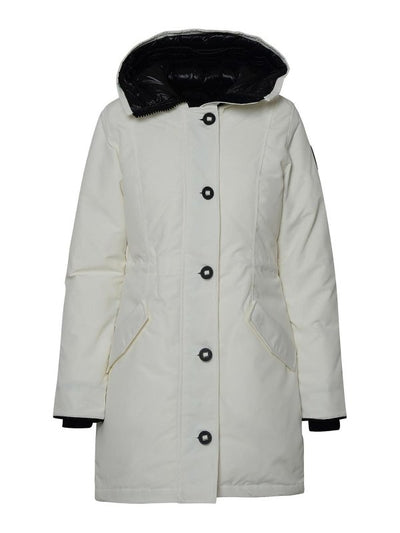 Parka Rossclair In Nylon Bianco