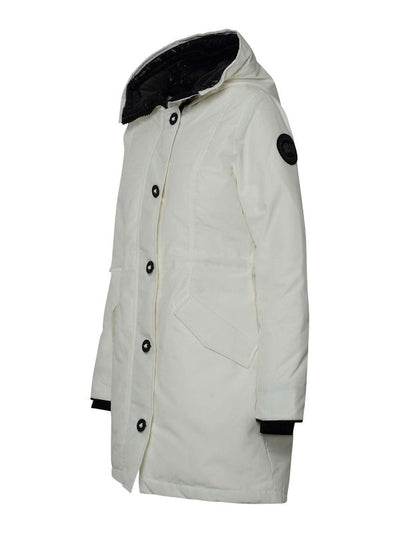 Parka Rossclair In Nylon Bianco