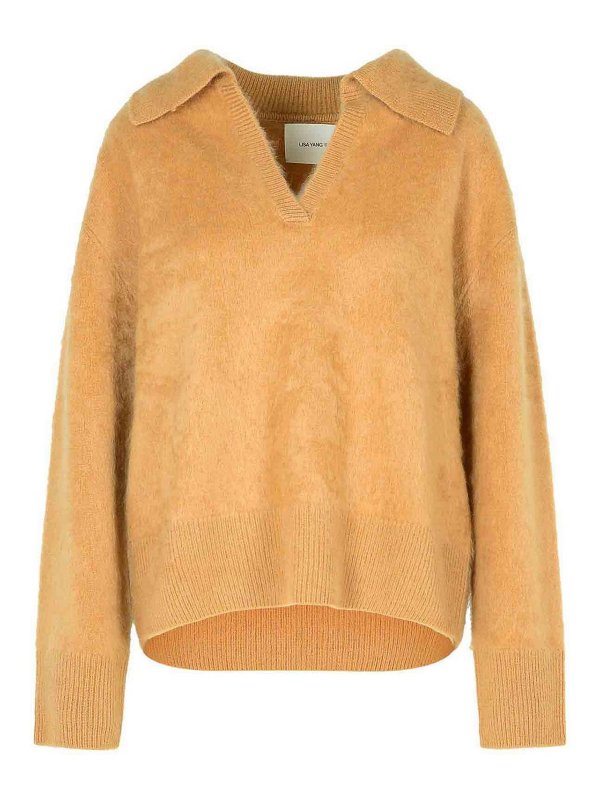 Maglione In Cashmere Beige Kerry