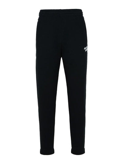 Pantaloni Jogger In Cotone Nero