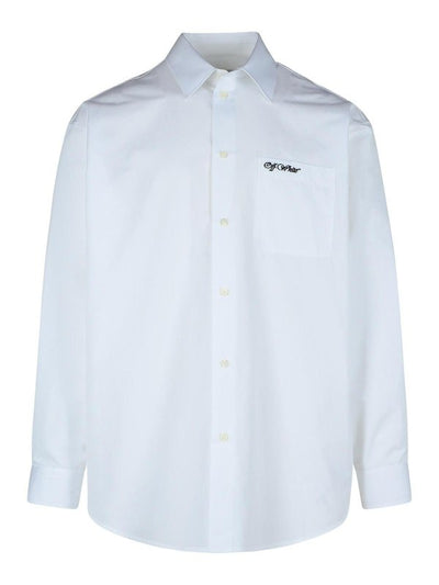 Camicia College In Cotone Bianco