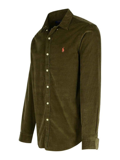 Camicia In Cotone Verde