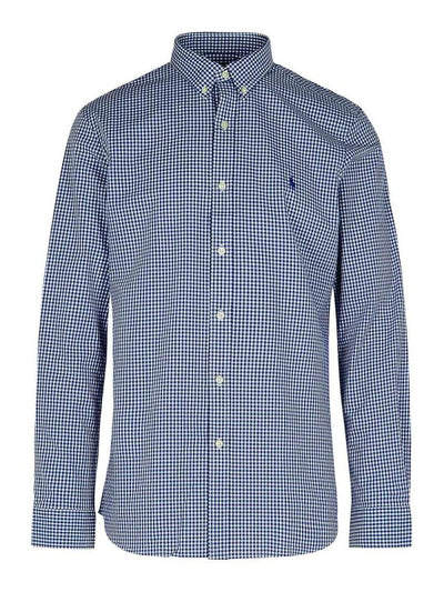 Camicia In Cotone Blu Scuro