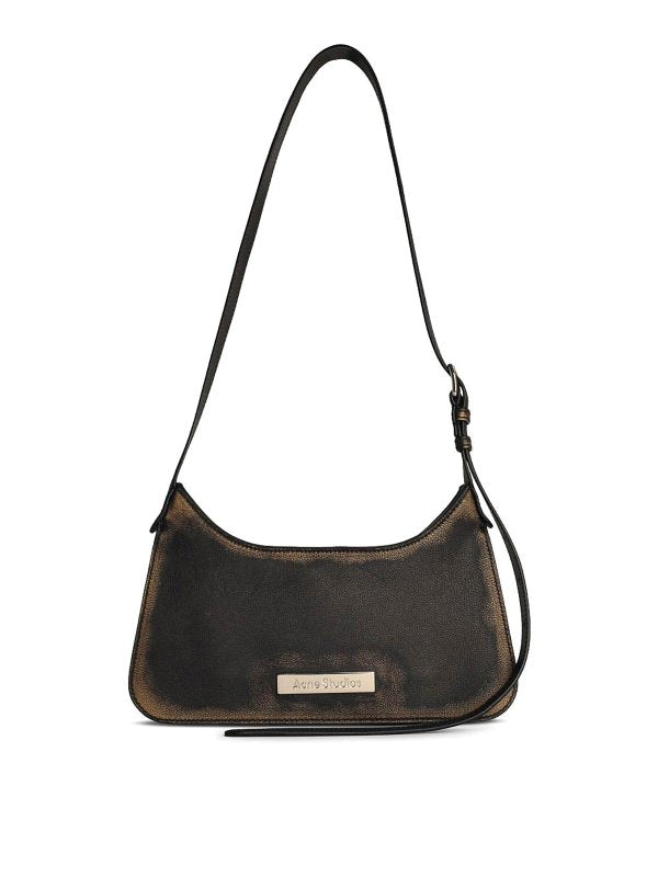 Borsa Hobo In Pelle Marrone