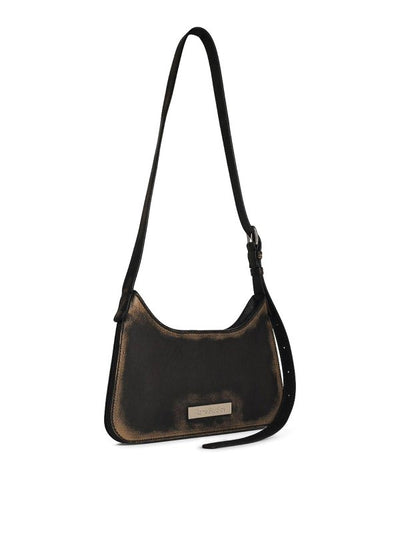 Borsa Hobo In Pelle Marrone