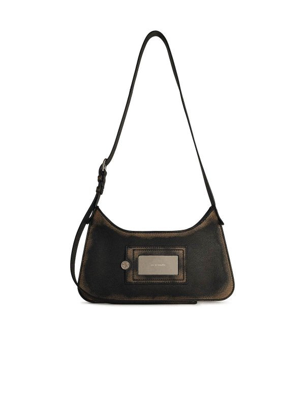 Borsa Hobo In Pelle Marrone