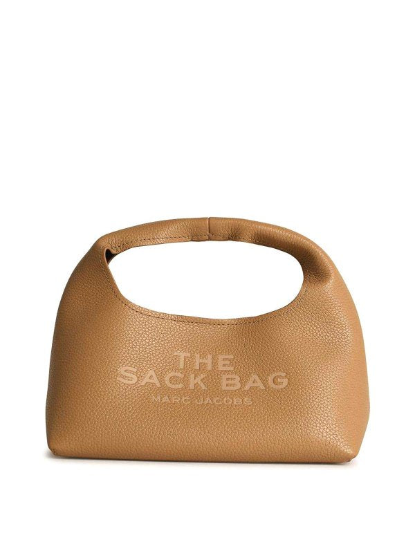 Borsa Mini The Sack In Pelle Marrone