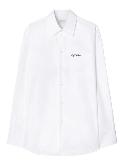 Camicia College In Cotone Bianco