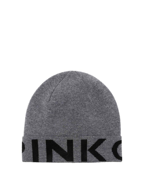 Cappello Beanie Con Logo Calamaro In Jacquard