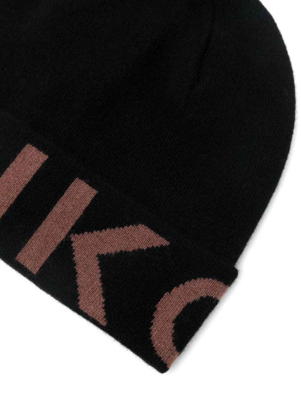 Cappello Beanie Con Logo Calamaro In Jacquard