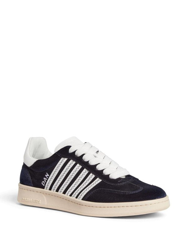 Sneakers Basse Boxer In Velluto