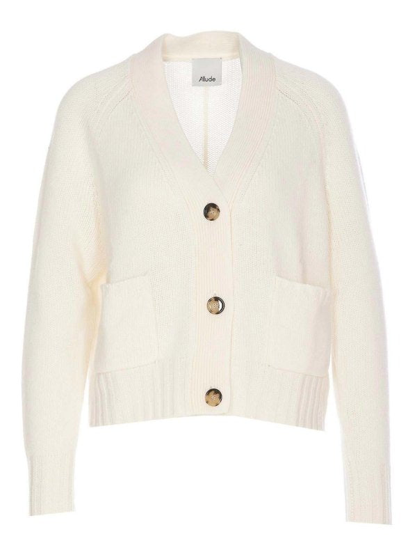 Cardigan A V Bianco