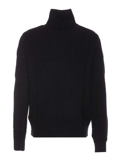 Maglione Nero Con Zip A Quarti Stanley