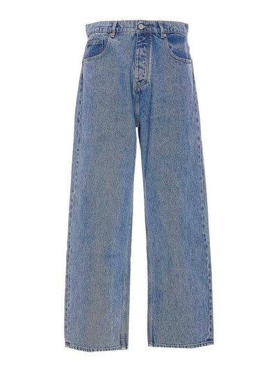 Jeans Larghi In Denim Le Jeans