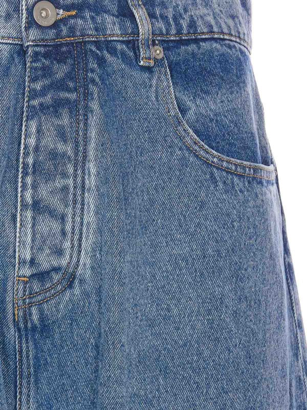 Jeans Larghi In Denim Le Jeans