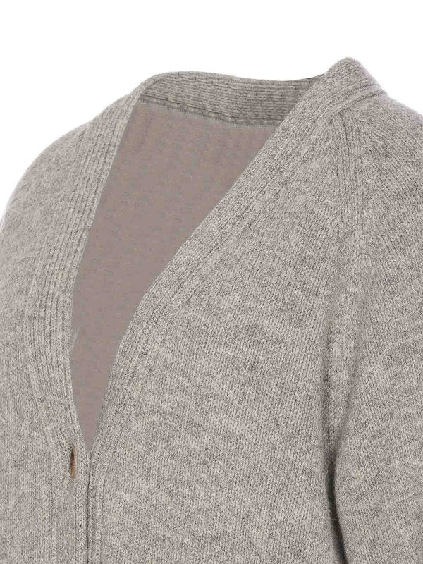 Cardigan Shetland Grigio