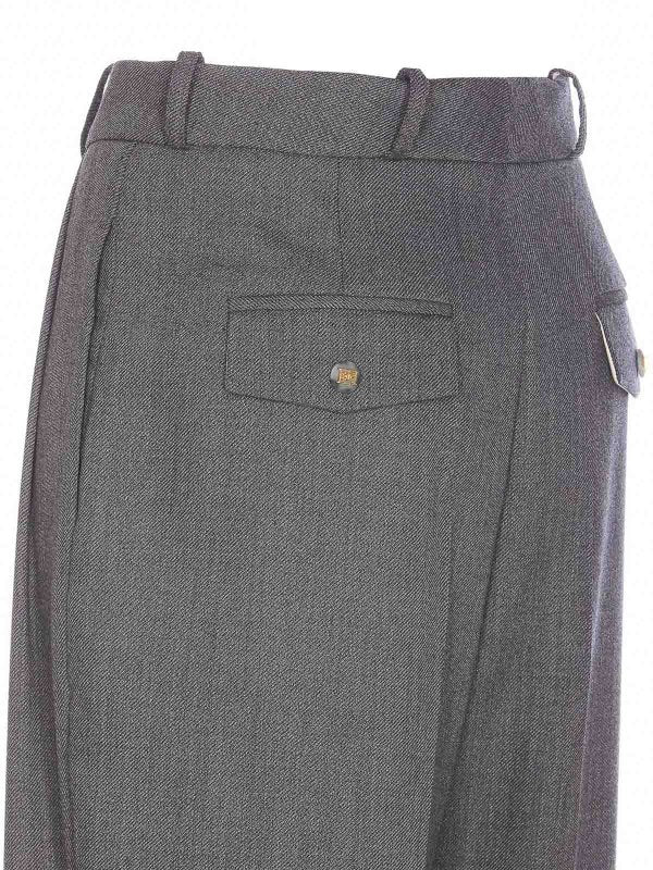 Pantaloni Grigio Acciaio