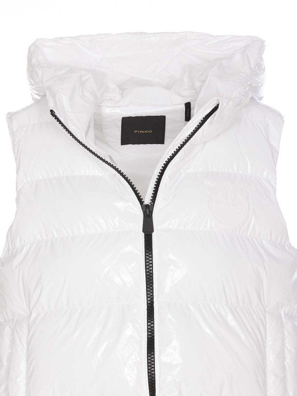 Gilet In Nylon Cristallo