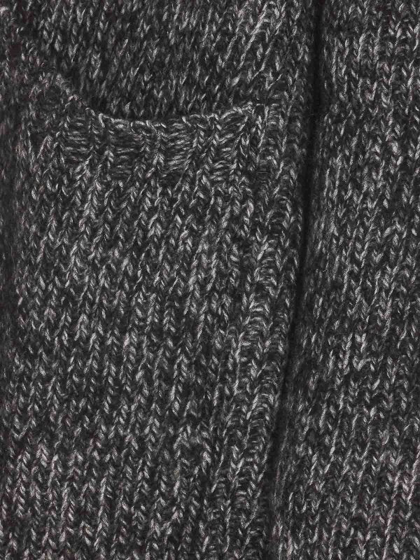 Cardigan Erbaceo Grigio