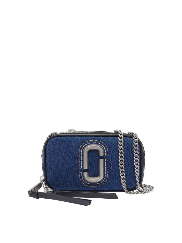 La Borsa Snapshot Con Catena In Denim