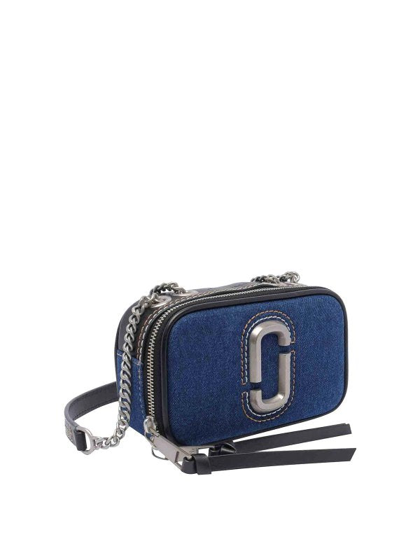 La Borsa Snapshot Con Catena In Denim