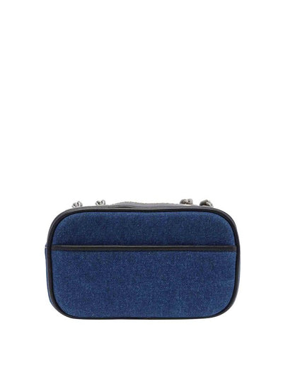 La Borsa Snapshot Con Catena In Denim