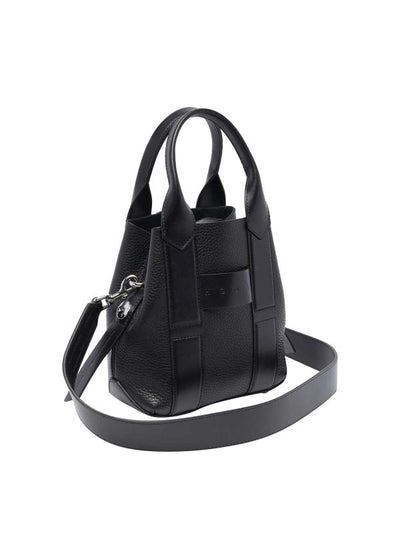 Borsa Tote Piccola In Pelle Con Scritta