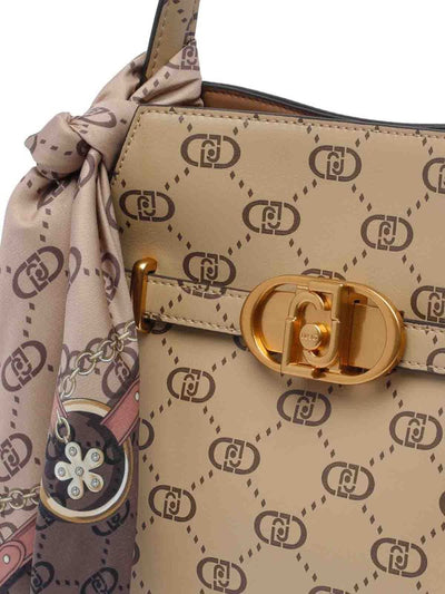 Borsa A Mano Con Logo Foulard