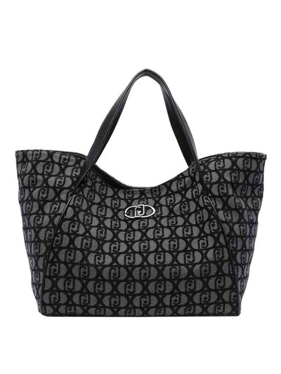 Borsa Shopping Con Logo Jacquard