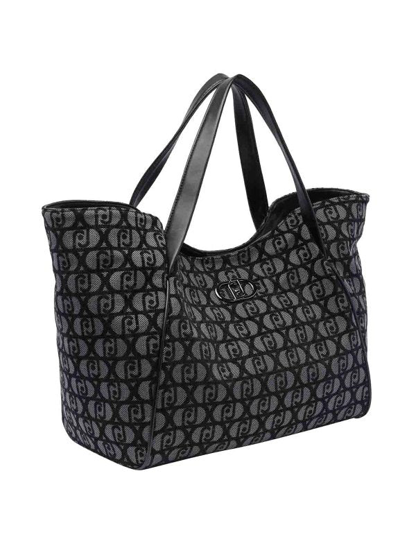 Borsa Shopping Con Logo Jacquard