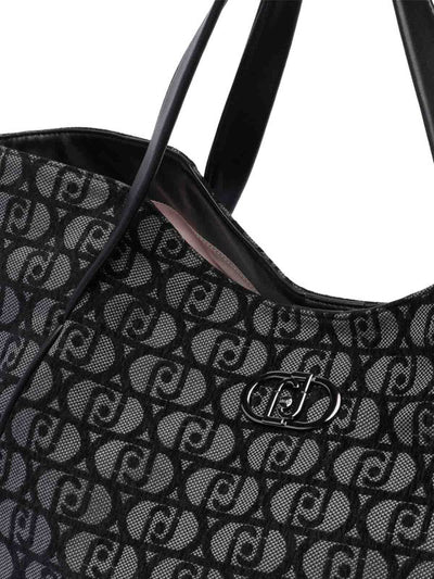 Borsa Shopping Con Logo Jacquard