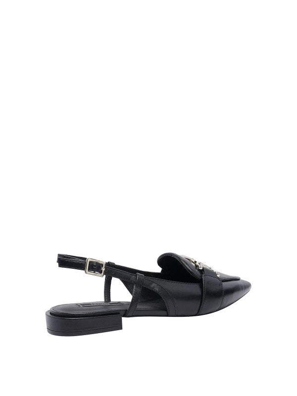 Slingback Viola Nero