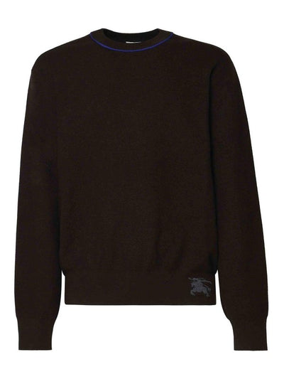 Maglione In Cashmere Con Logo Cavaliere