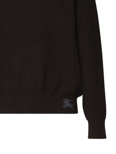 Maglione In Cashmere Con Logo Cavaliere