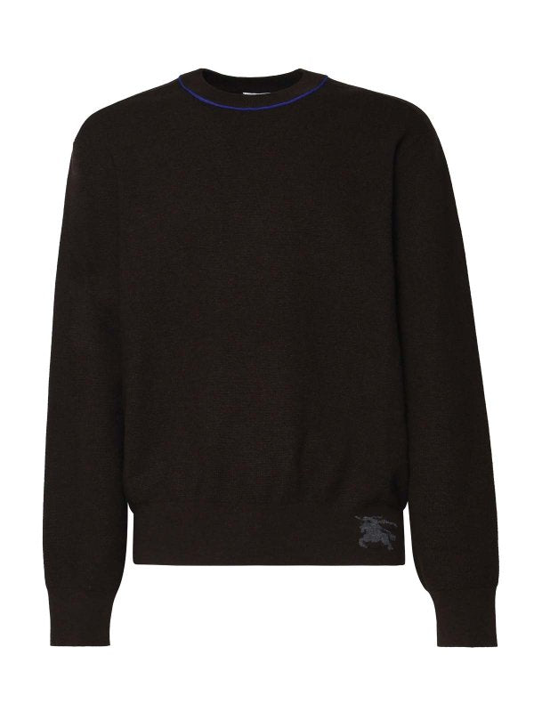 Maglione In Cashmere Con Logo Cavaliere