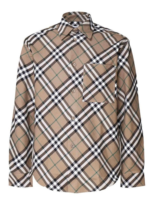 Camicia Vintage Check In Misto Lana