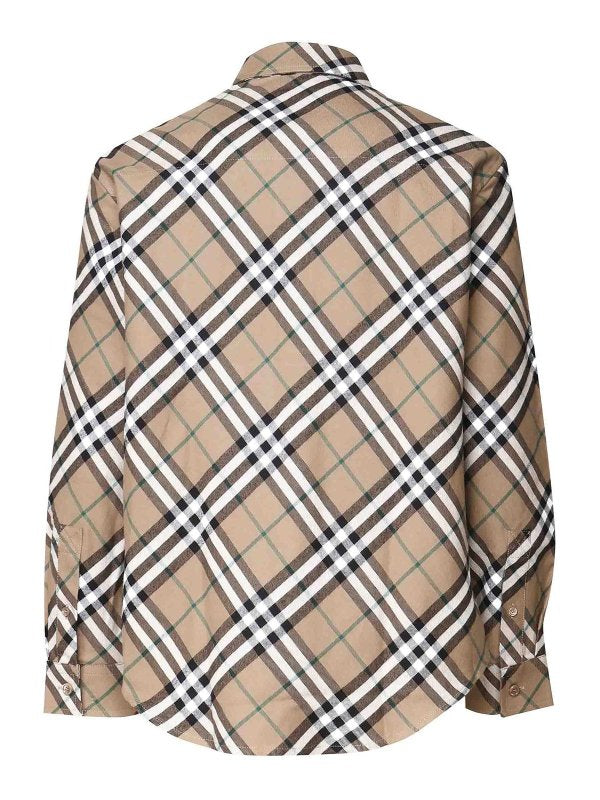 Camicia Vintage Check In Misto Lana