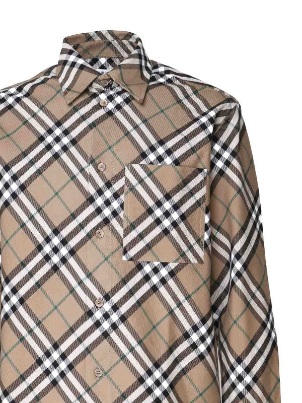 Camicia Vintage Check In Misto Lana