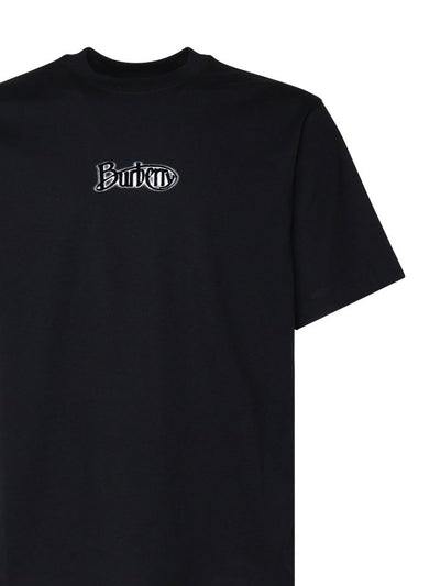 T-shirt Con Logo Graffiti In Cotone