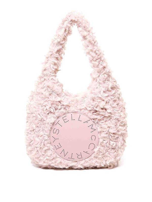 Borsa Hobo Piccola In Peluche