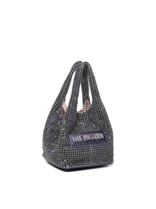 Mini Borsa In Strass Pietra